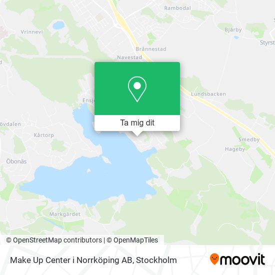 Make Up Center i Norrköping AB karta