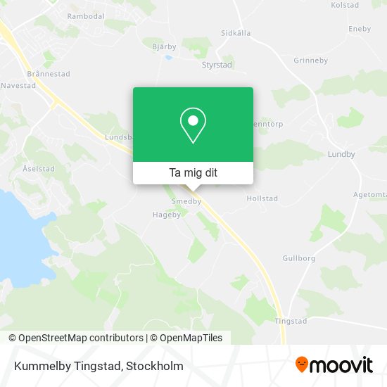 Kummelby Tingstad karta