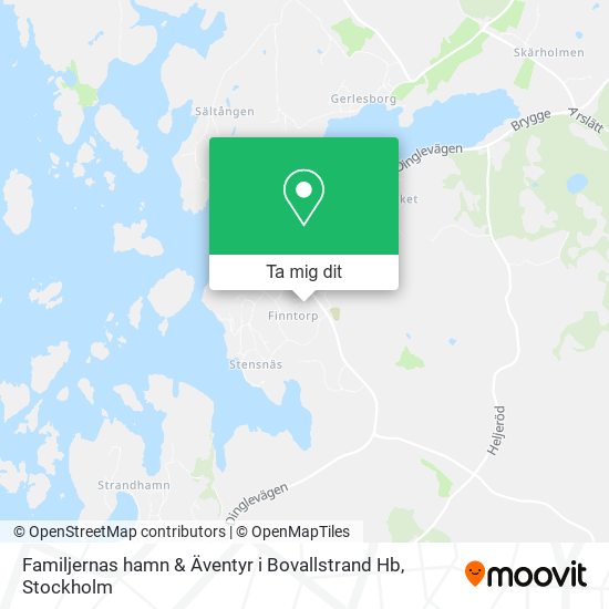 Familjernas hamn & Äventyr i Bovallstrand Hb karta