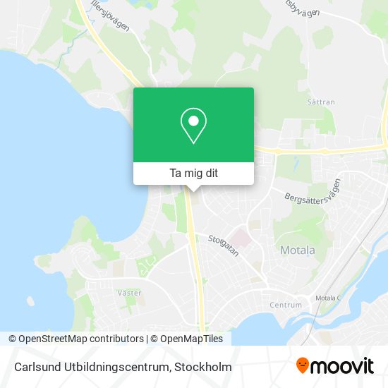 Carlsund Utbildningscentrum karta