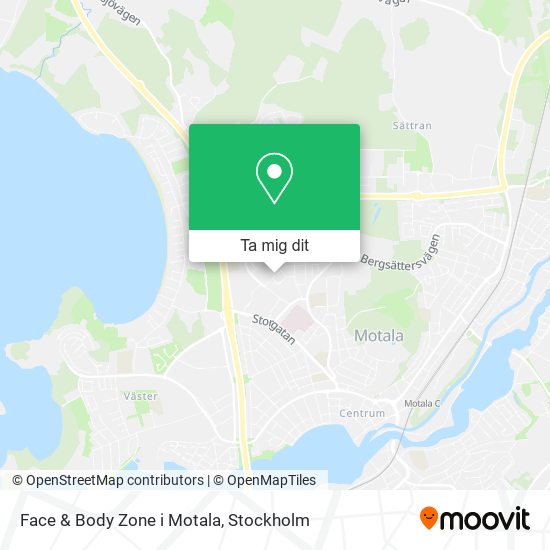 Face & Body Zone i Motala karta
