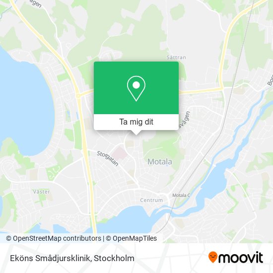 Eköns Smådjursklinik karta