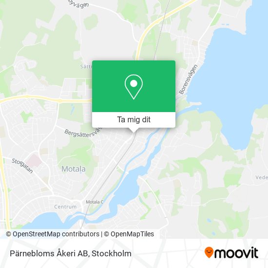 Pärnebloms Åkeri AB karta