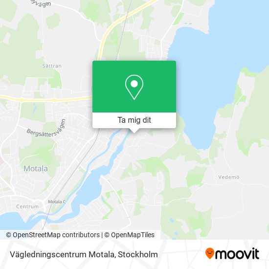 Vägledningscentrum Motala karta