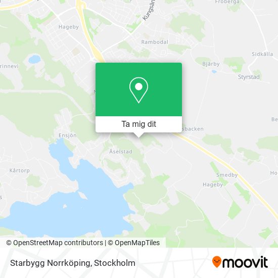 Starbygg Norrköping karta