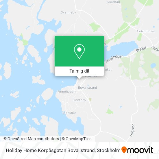 Holiday Home Korpåsgatan Bovallstrand karta