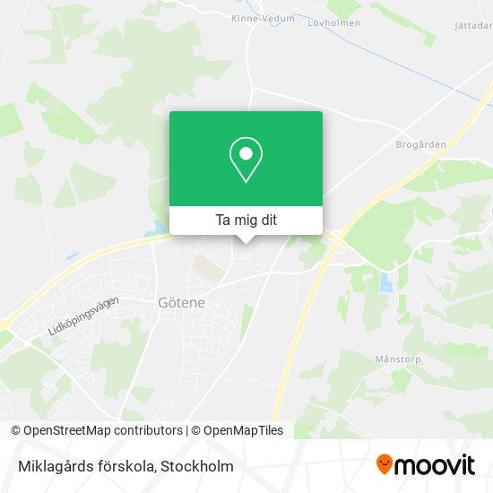 Miklagårds förskola karta
