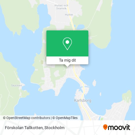 Förskolan Tallkotten karta