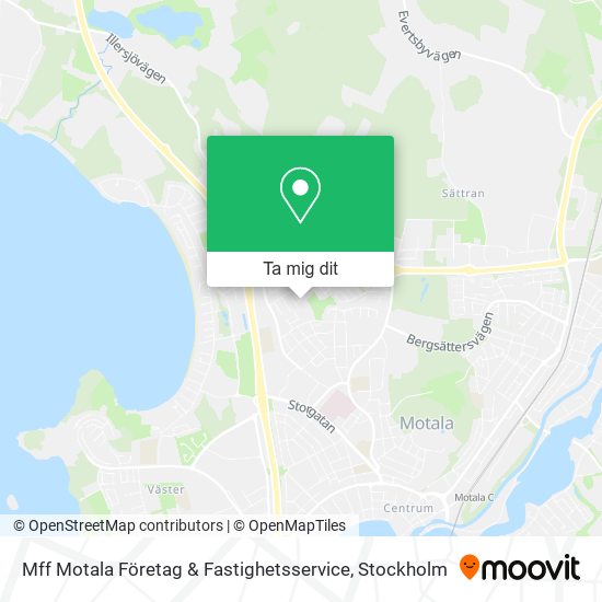 Mff Motala Företag & Fastighetsservice karta