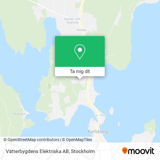 Vätterbygdens Elektriska AB karta