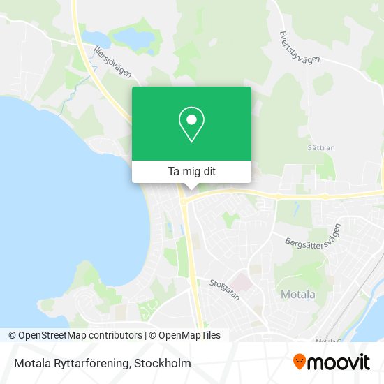 Motala Ryttarförening karta