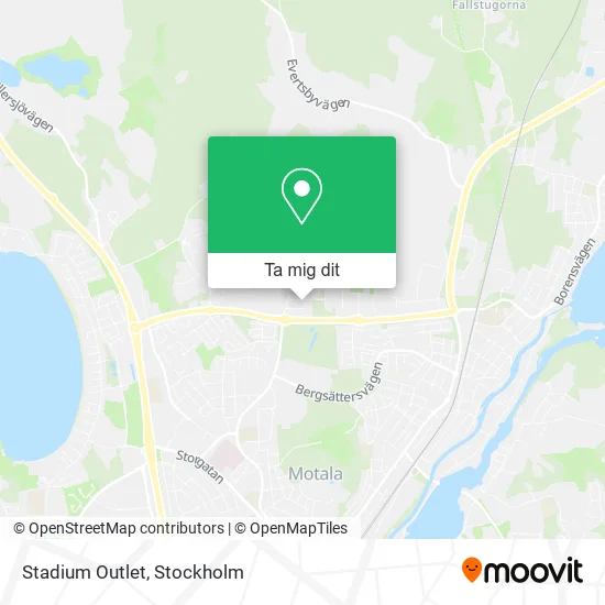 Stadium Outlet karta