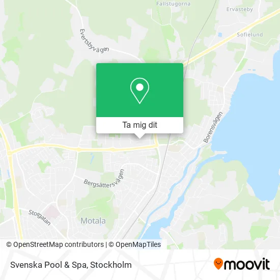 Svenska Pool & Spa karta