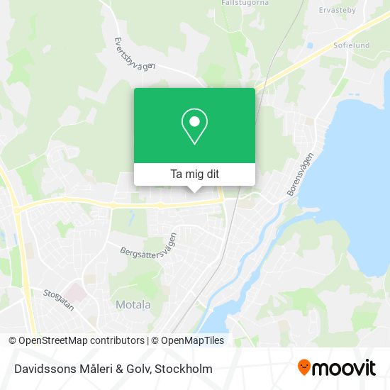 Davidssons Måleri & Golv karta