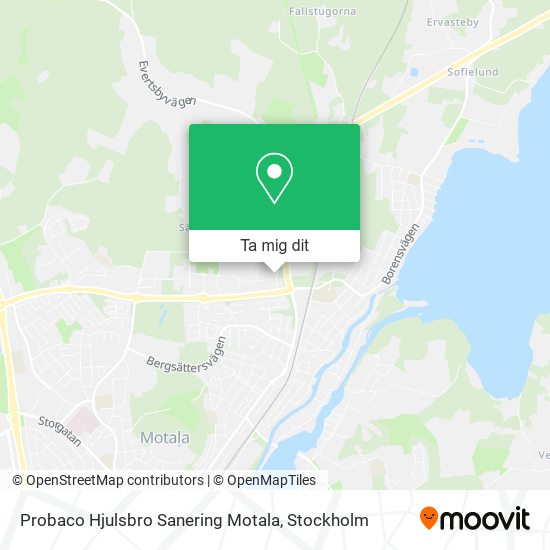 Probaco Hjulsbro Sanering Motala karta