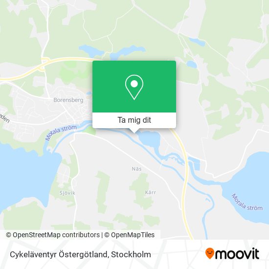 Cykeläventyr Östergötland karta