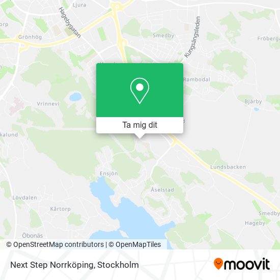 Next Step Norrköping karta