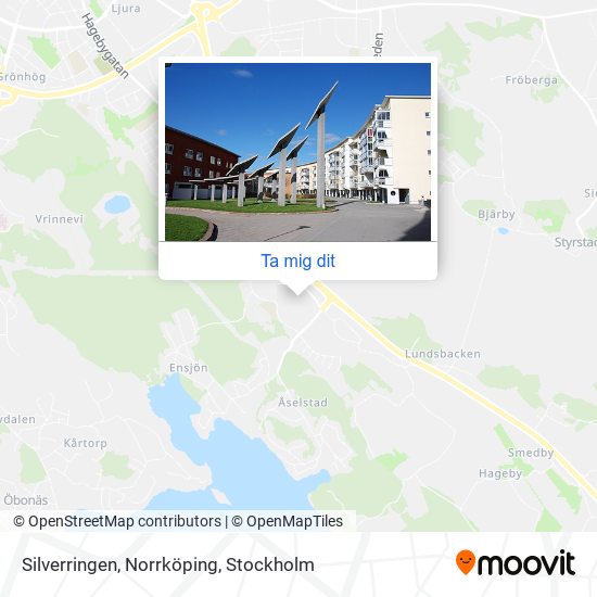 Silverringen, Norrköping karta