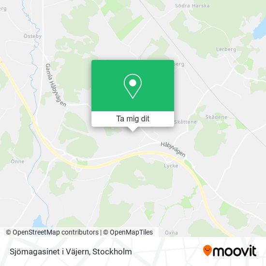 Sjömagasinet i Väjern karta