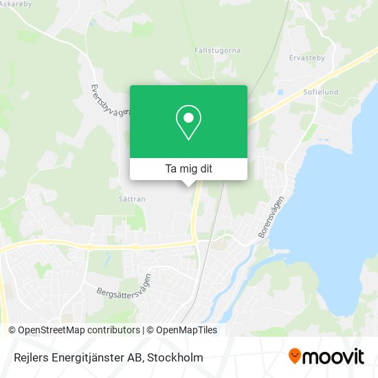 Rejlers Energitjänster AB karta