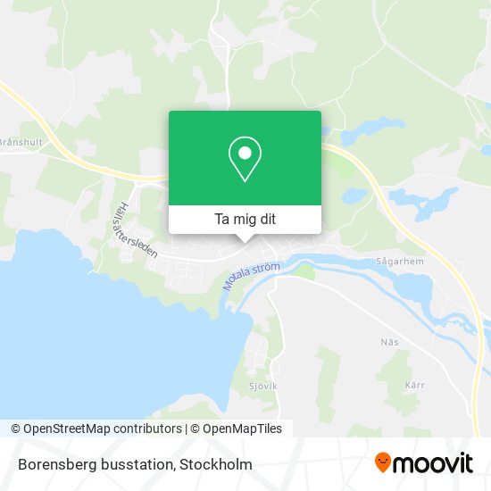 Borensberg busstation karta