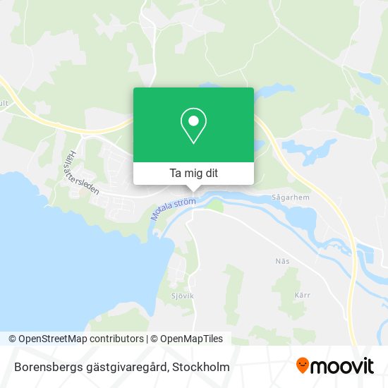 Borensbergs gästgivaregård karta