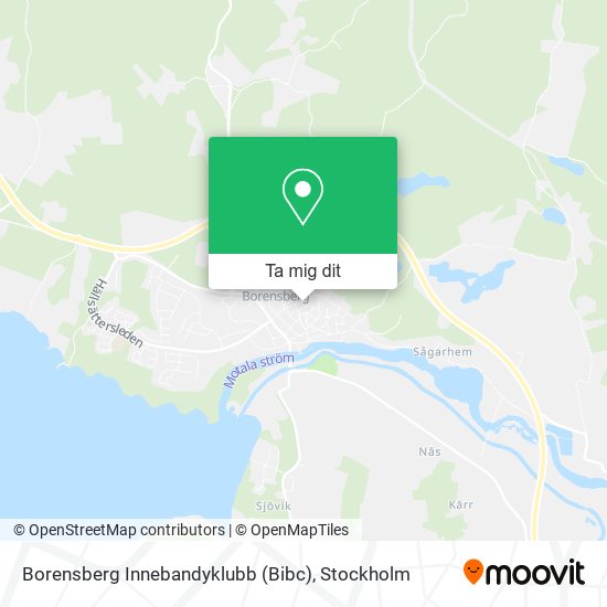 Borensberg Innebandyklubb (Bibc) karta