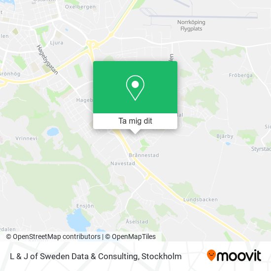 L & J of Sweden Data & Consulting karta