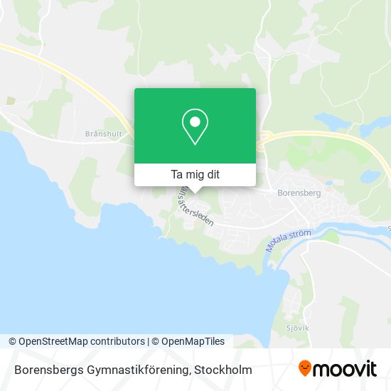 Borensbergs Gymnastikförening karta