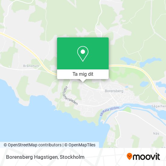 Borensberg Hagstigen karta