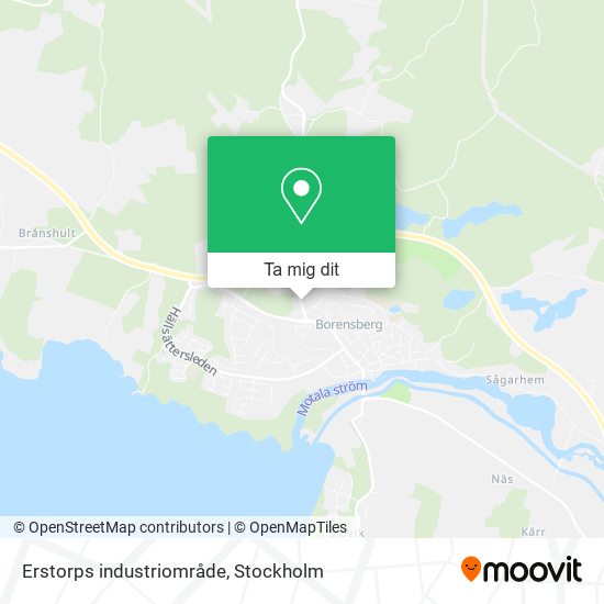 Erstorps industriområde karta