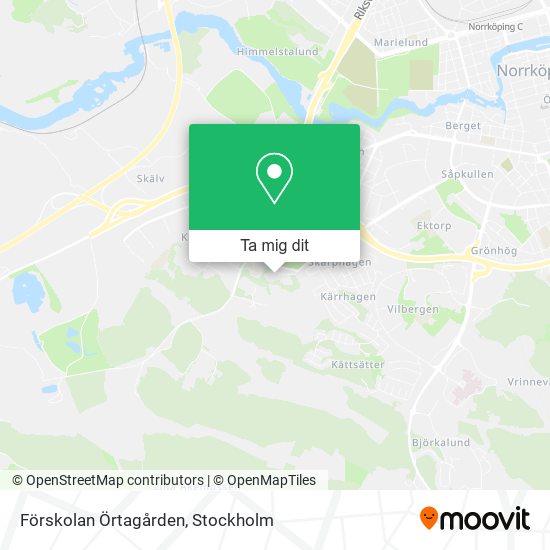 Förskolan Örtagården karta
