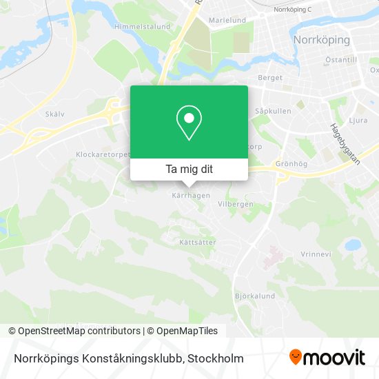 Norrköpings Konståkningsklubb karta