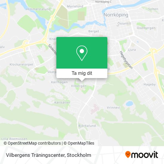 Vilbergens Träningscenter karta