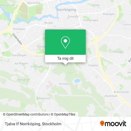 Tjalve If Norrköping karta