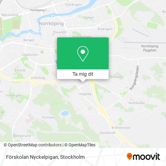 Förskolan Nyckelpigan karta