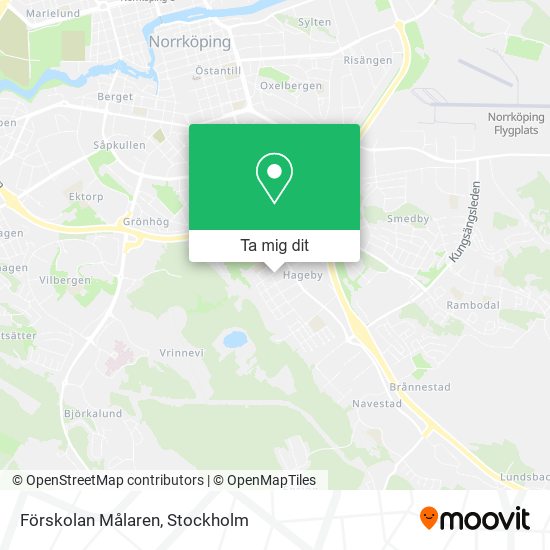 Förskolan Målaren karta