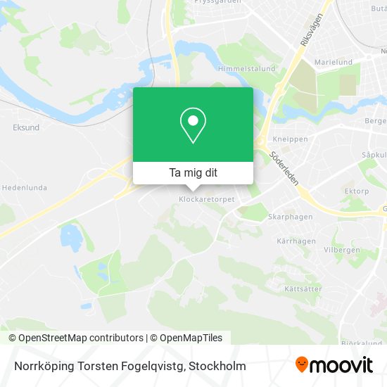 Norrköping Torsten Fogelqvistg karta