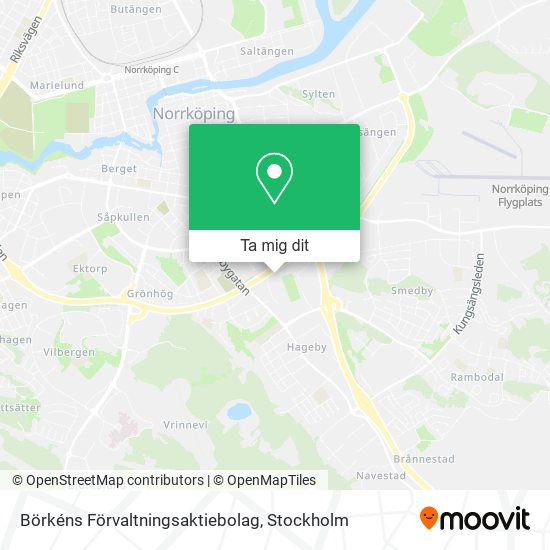 Börkéns Förvaltningsaktiebolag karta