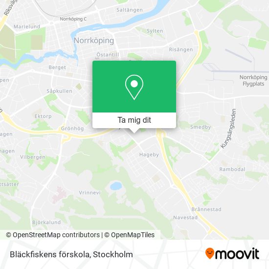 Bläckfiskens förskola karta