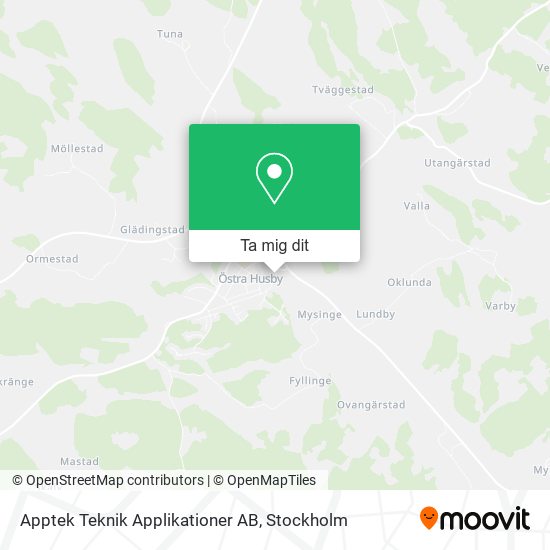 Apptek Teknik Applikationer AB karta