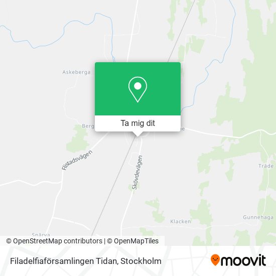 Filadelfiaförsamlingen Tidan karta