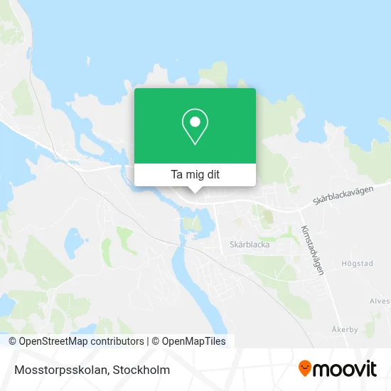 Mosstorpsskolan karta