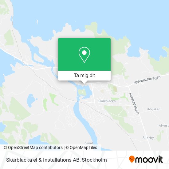 Skärblacka el & Installations AB karta