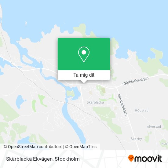 Skärblacka Ekvägen karta