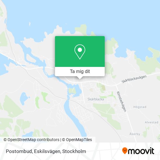 Postombud, Eskilsvägen karta