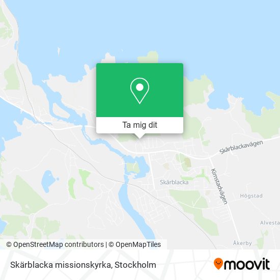Skärblacka missionskyrka karta