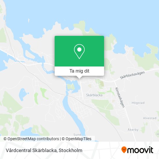 Vårdcentral Skärblacka karta