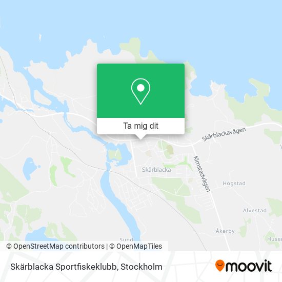 Skärblacka Sportfiskeklubb karta