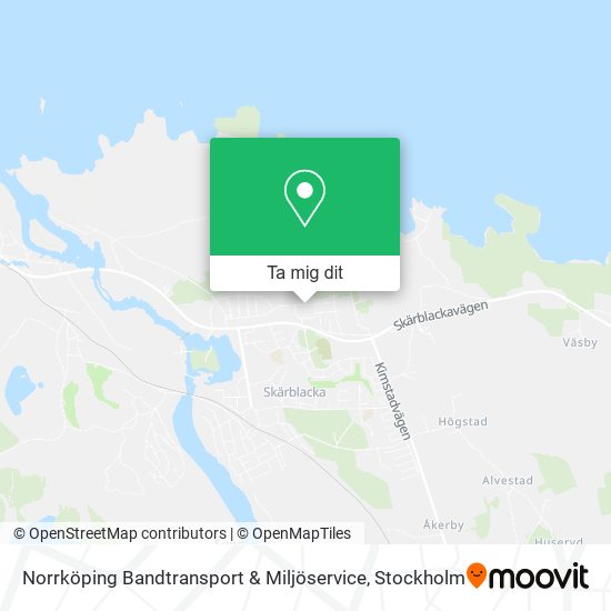 Norrköping Bandtransport & Miljöservice karta